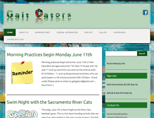 Tablet Screenshot of galtgators.com